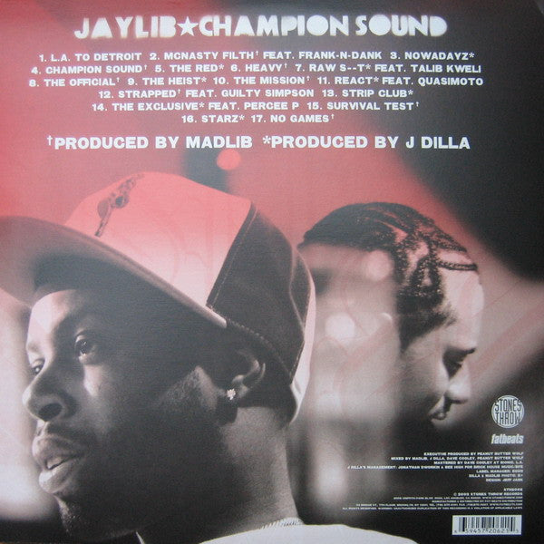 Jaylib : Champion Sound (2xLP, Album)