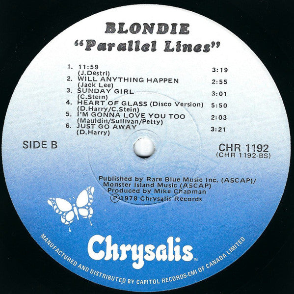 Blondie : Parallel Lines (LP, Album, RCA)