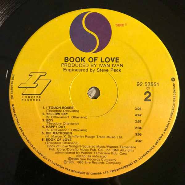 Book Of Love : Book Of Love (LP, Album)