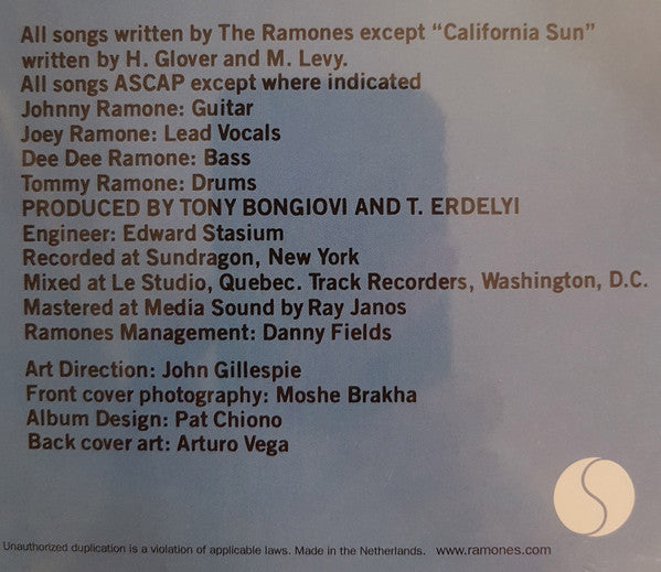 Ramones : Leave Home (LP, Album, RE, RM, 180)