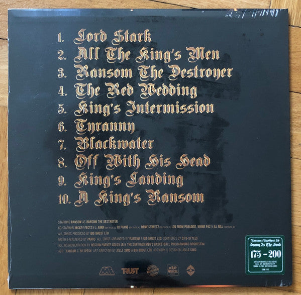 Ransom (5) X Big Ghost LTD : Heavy Is The Head (LP, Ltd, Num, Eme)