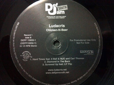 Ludacris : Chicken-N-Beer (2xLP, Album, Promo, Cle)