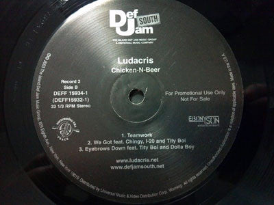 Ludacris : Chicken-N-Beer (2xLP, Album, Promo, Cle)