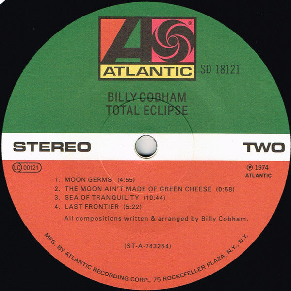 Billy Cobham : Total Eclipse (LP, Album, RE, 180)