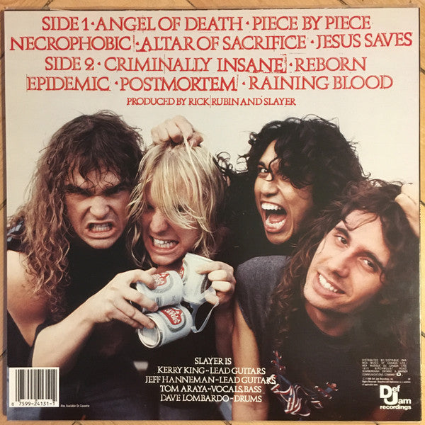 Slayer : Reign In Blood (LP, Album, MP)