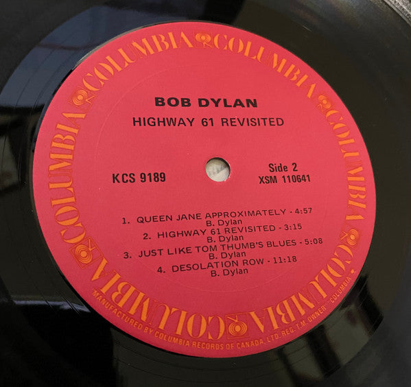 Bob Dylan : Highway 61 Revisited (LP, Album, RE)