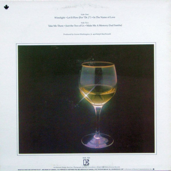 Grover Washington, Jr. : Winelight (LP, Album)