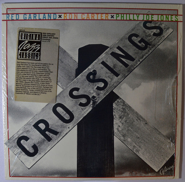 Red Garland / Ron Carter / "Philly" Joe Jones : Crossings (LP, Album, RE, RM)
