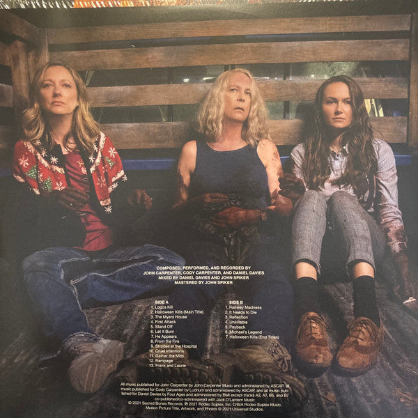 John Carpenter, Cody Carpenter And Daniel Davies : Halloween Kills (Original Motion Picture Soundtrack) (LP, Album, Ora)