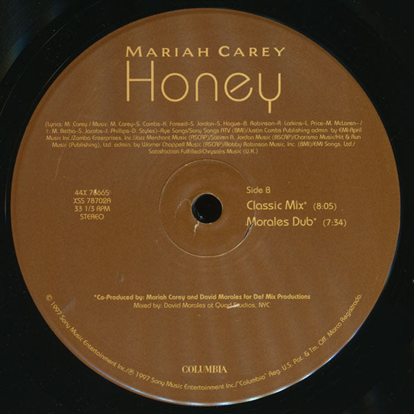 Mariah Carey : Honey (2x12")