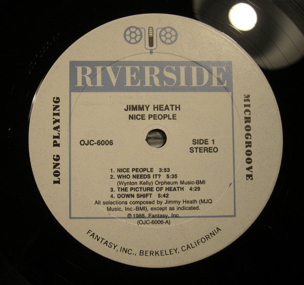 Jimmy Heath : Nice People - The Riverside Collection (LP, Comp, RM)