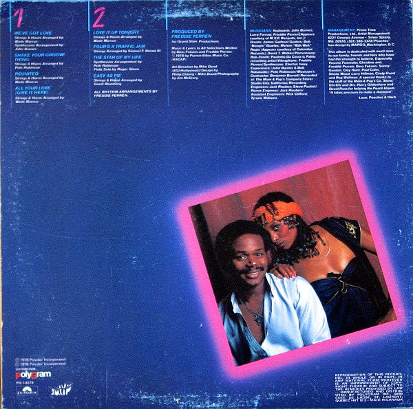 Peaches & Herb : 2 Hot! (LP, Album)