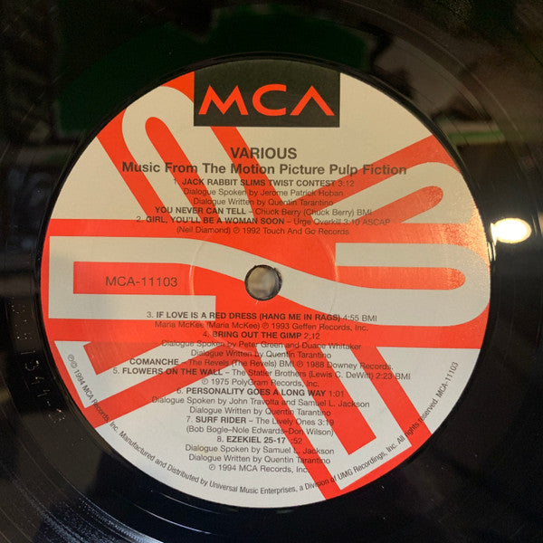 Various : Pulp Fiction (Music From The Motion Picture) (LP, Comp, RE)