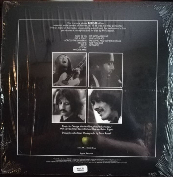 The Beatles : Let It Be (LP, Album, RE, Rem)