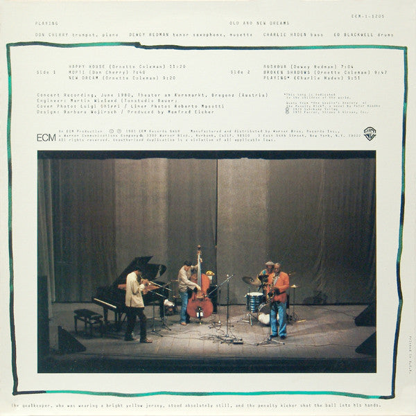 Old And New Dreams : Playing (LP, Album)