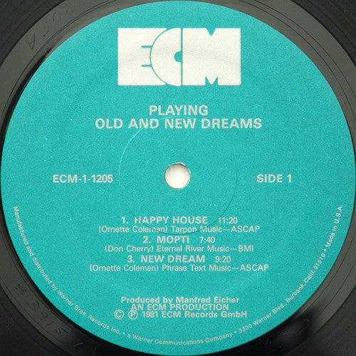Old And New Dreams : Playing (LP, Album)