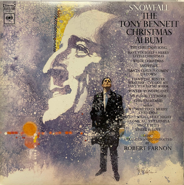 Tony Bennett : Snowfall (The Tony Bennett Christmas Album) (LP, Album, RE, RM)