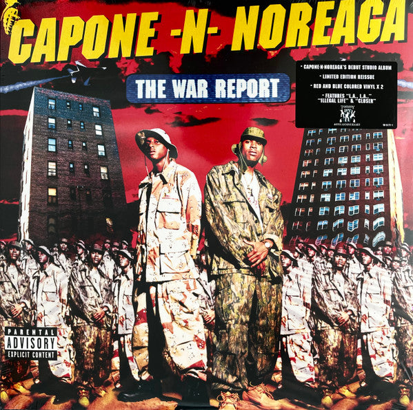 Capone -N- Noreaga : The War Report (2xLP, Ltd, RE, Red)