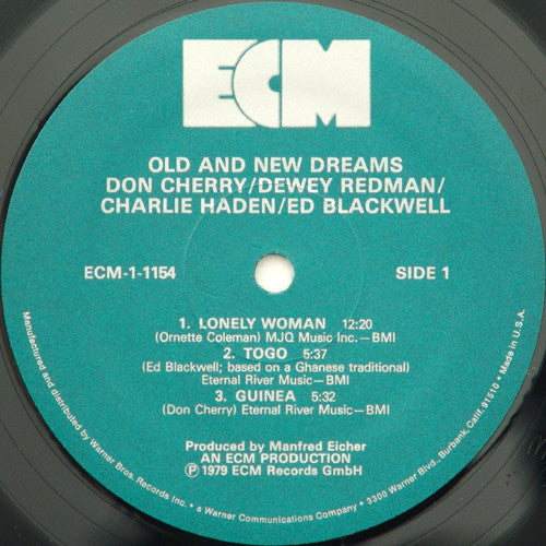 Old And New Dreams : Old And New Dreams (LP, Album)