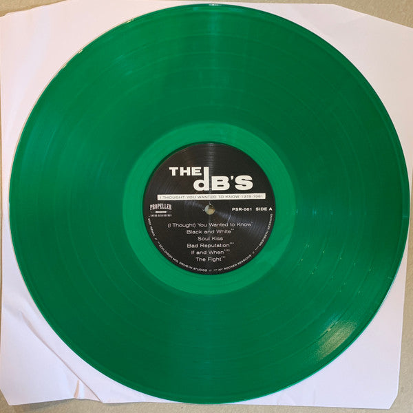 The dB's : I Thought You Wanted To Know 1978-1981 (2xLP, Comp, Ltd, Gre)