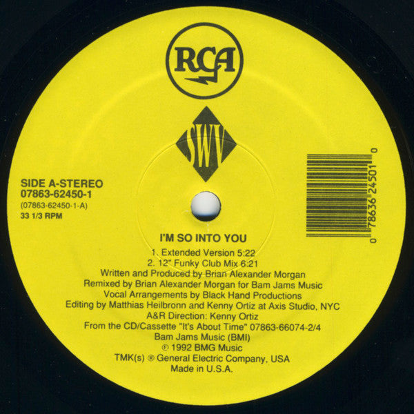 SWV : I'm So Into You (12", Spe)