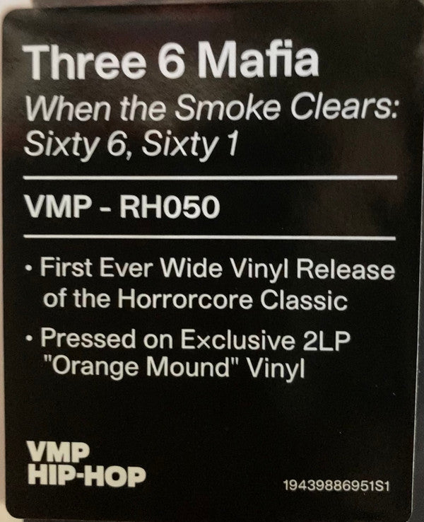 Three 6 Mafia : When The Smoke Clears (Sixty 6, Sixty 1) (2xLP, Album, Club, RE, RM, Ora)
