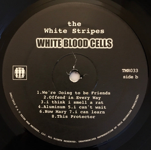 The White Stripes : White Blood Cells (LP, Album, RE, 180)