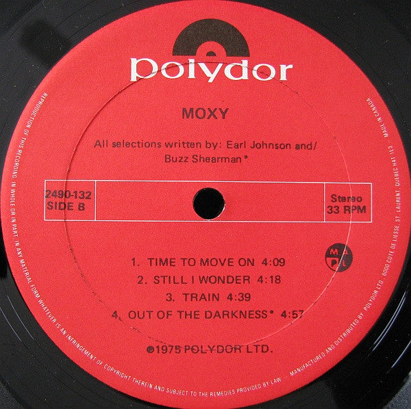 Moxy (2) : Moxy (LP, Album)