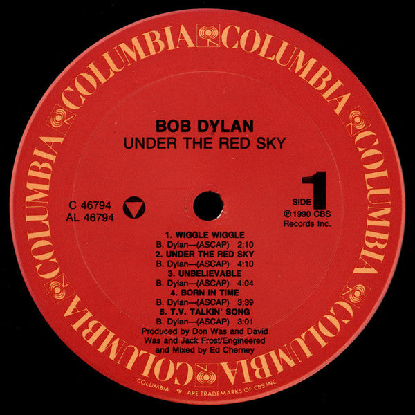 Bob Dylan : Under The Red Sky (LP, Album)