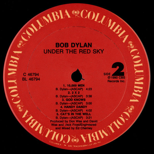 Bob Dylan : Under The Red Sky (LP, Album)