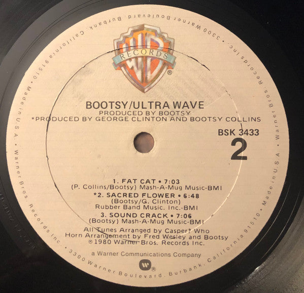 Bootsy Collins : Ultra Wave (LP, Album, Eur)