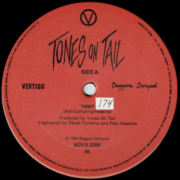 Tones On Tail : Go! (12")