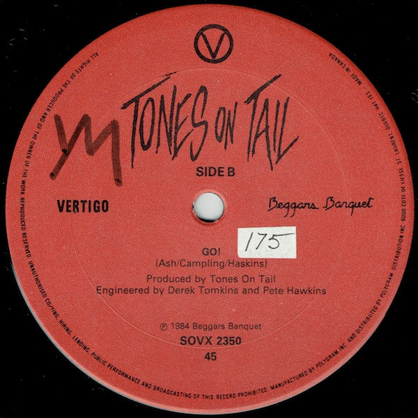 Tones On Tail : Go! (12")
