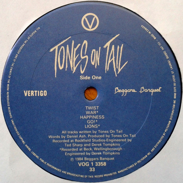 Tones On Tail : The Album Pop (LP, Comp)