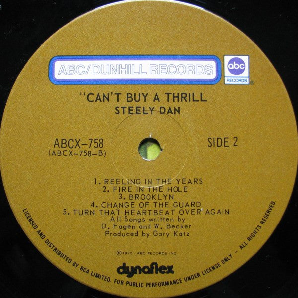 Steely Dan : Can't Buy A Thrill (LP, Album, Gat)