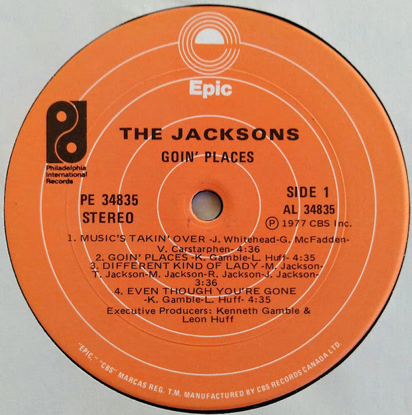 The Jacksons : Goin' Places (LP, Album, Gat)