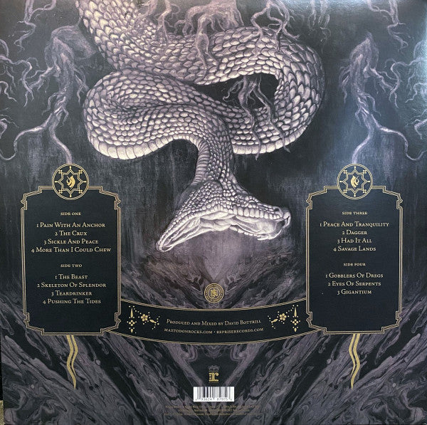 Mastodon : Hushed And Grim (2xLP, Album, Ltd, Cle)