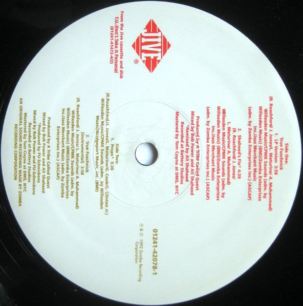 Fu-Schnickens : True Fuschnick (12")