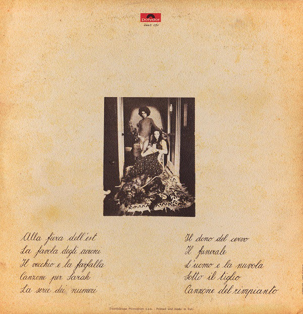 Angelo Branduardi : Alla Fiera Dell'Est (LP, Album, Gat)