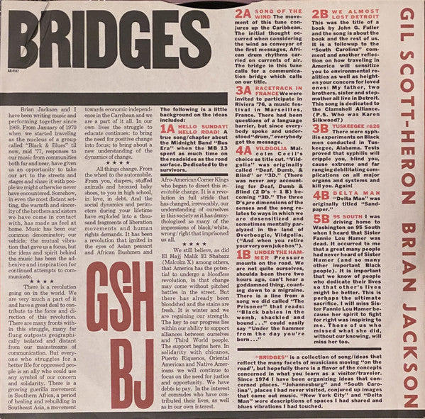Gil Scott-Heron & Brian Jackson : Bridges (LP, Album, San)