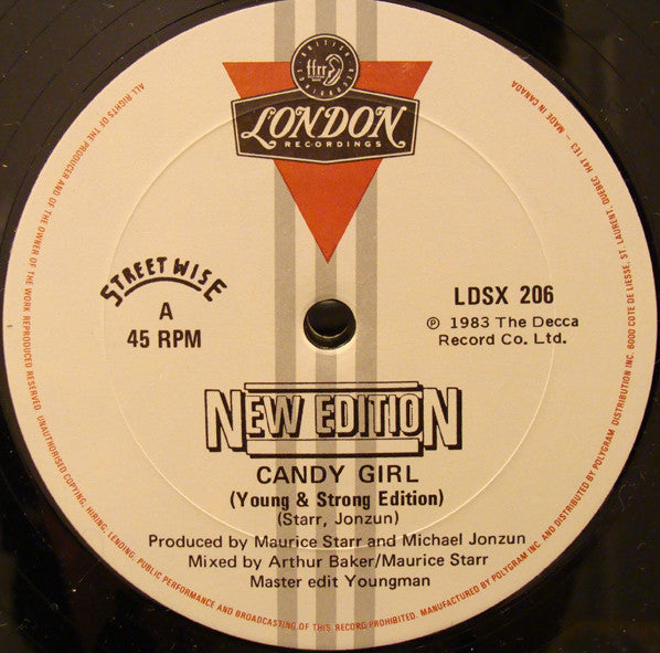 New Edition : Candy Girl (12", Single)