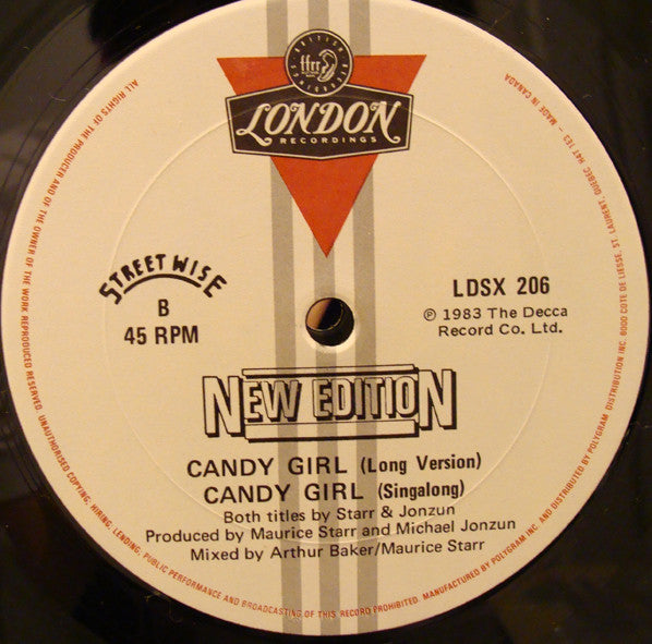 New Edition : Candy Girl (12", Single)