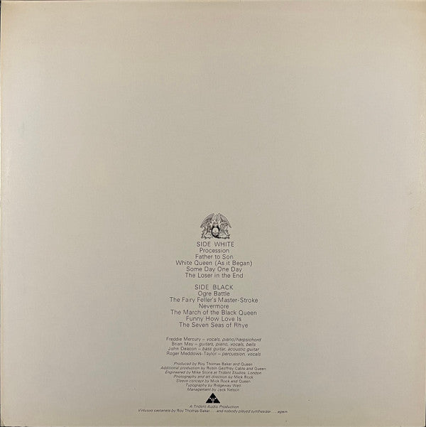 Queen : Queen II (LP, Album, RE, Don)