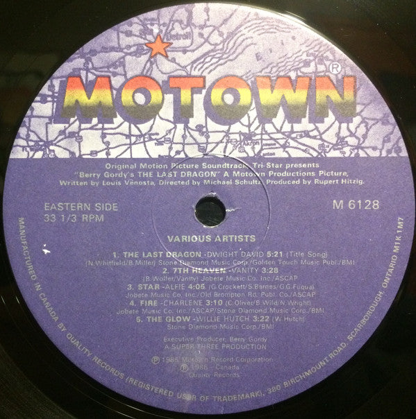 Various : Berry Gordy's The Last Dragon (Original Motion Picture Soundtrack) (LP, Album, Comp)