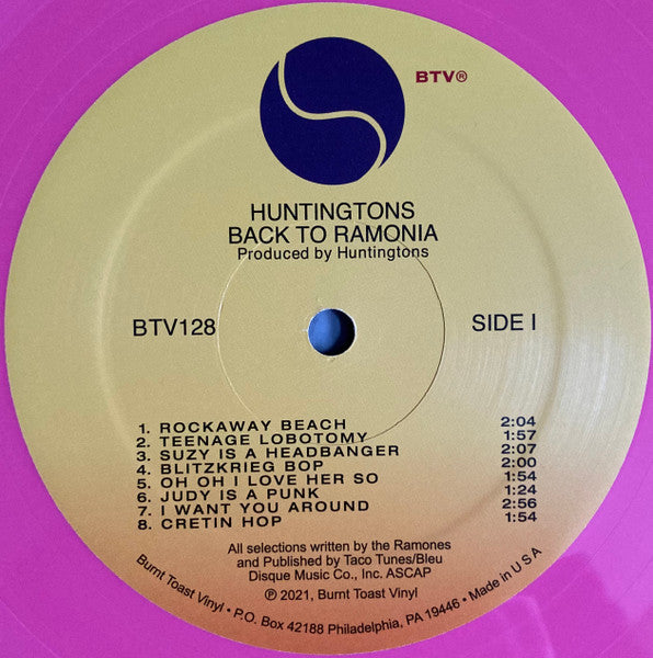 Huntingtons : Back To Ramonia (LP, Album, Pin)