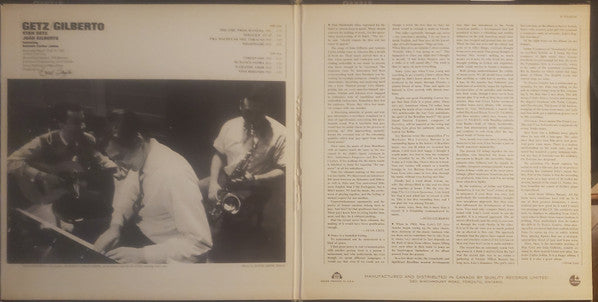 Stan Getz / João Gilberto Featuring Antonio Carlos Jobim : Getz / Gilberto (LP, Album, Mono)