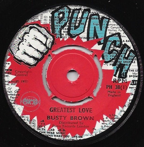 Busty Brown : Greatest Love (7")