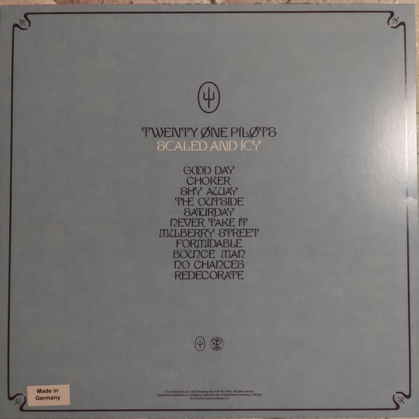Twenty One Pilots : Scaled And Icy (LP, Album, Ltd, Cry)