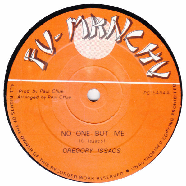 Gregory Isaacs : No One But Me (12", Single)