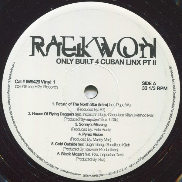 Raekwon : Only Built 4 Cuban Linx... Pt. II (2xLP, Album, Ltd, Pur)
